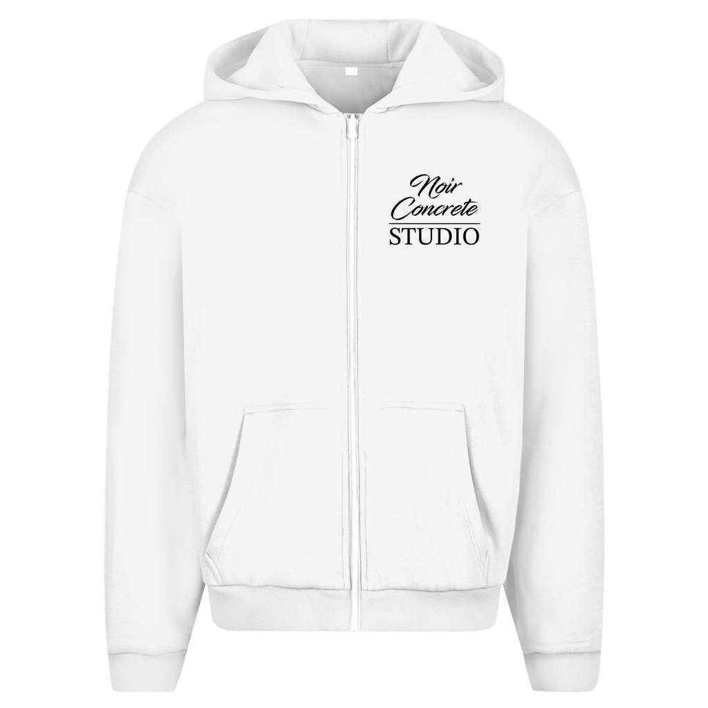 MAKE ART NOT WAR - Oversize Zipper Hoodie