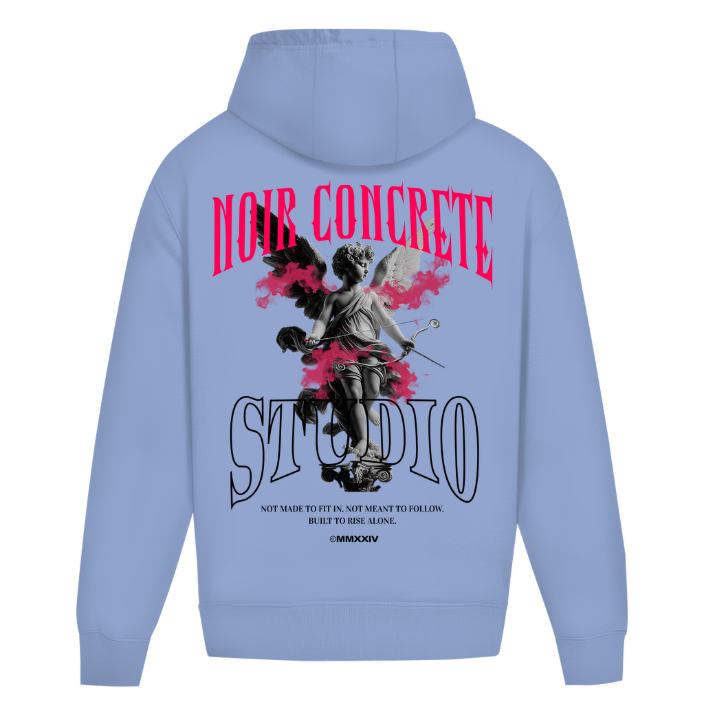 Noir Concrete Angel - Heavy Oversize Hoodie