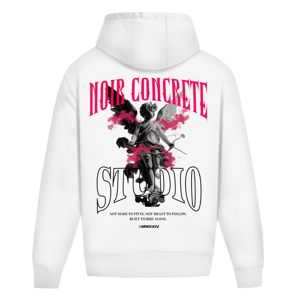 Noir Concrete Angel - Heavy Oversize Hoodie