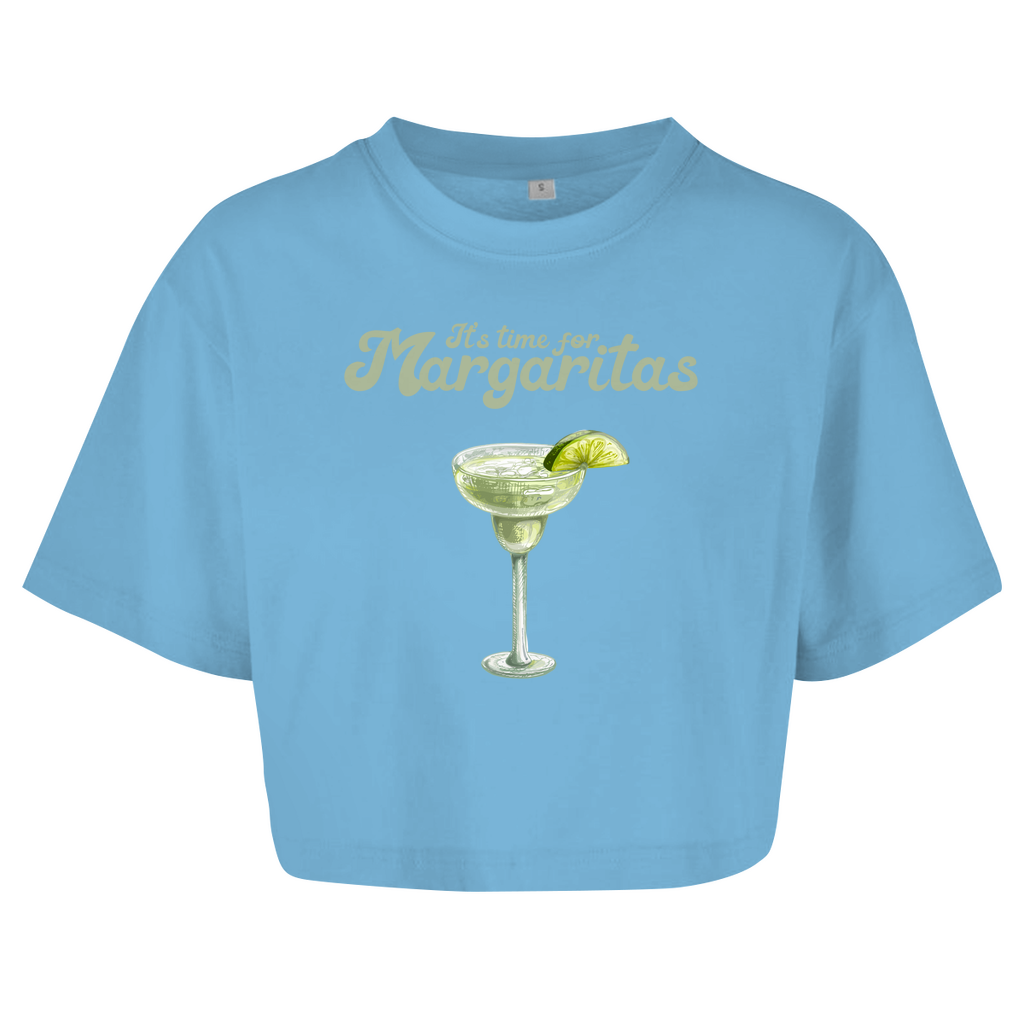 It's time for Margaritas - Damen Oversize Crop Top