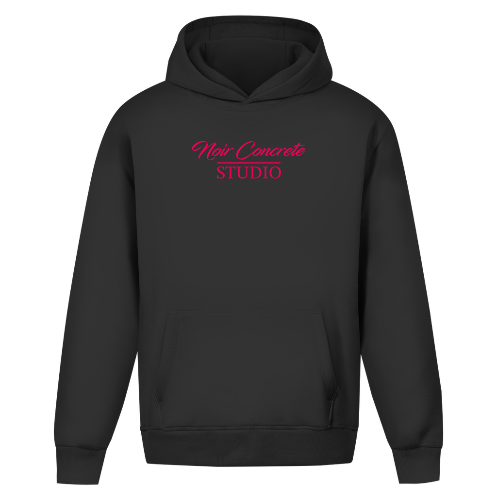 Noir Concrete Angel - Heavy Oversize Hoodie