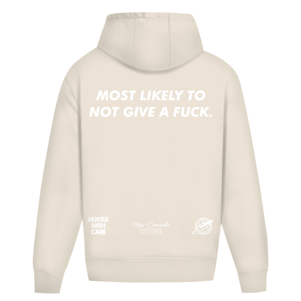 MOST LIKELY TO NOT GIVE A FUCK - Heavy Oversize Hoodie
