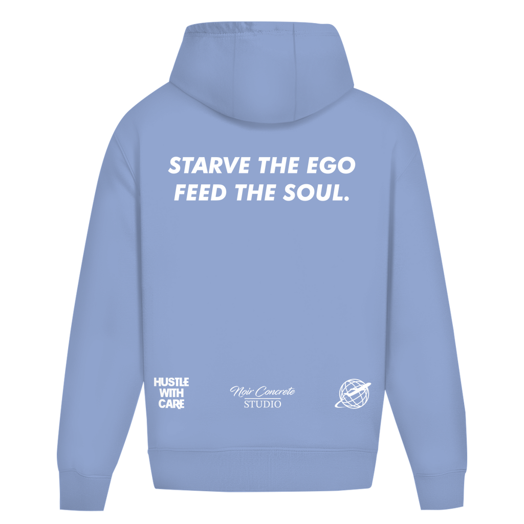 STARVE THE EGO FEED THE SOUL - Heavy Oversize Hoodie