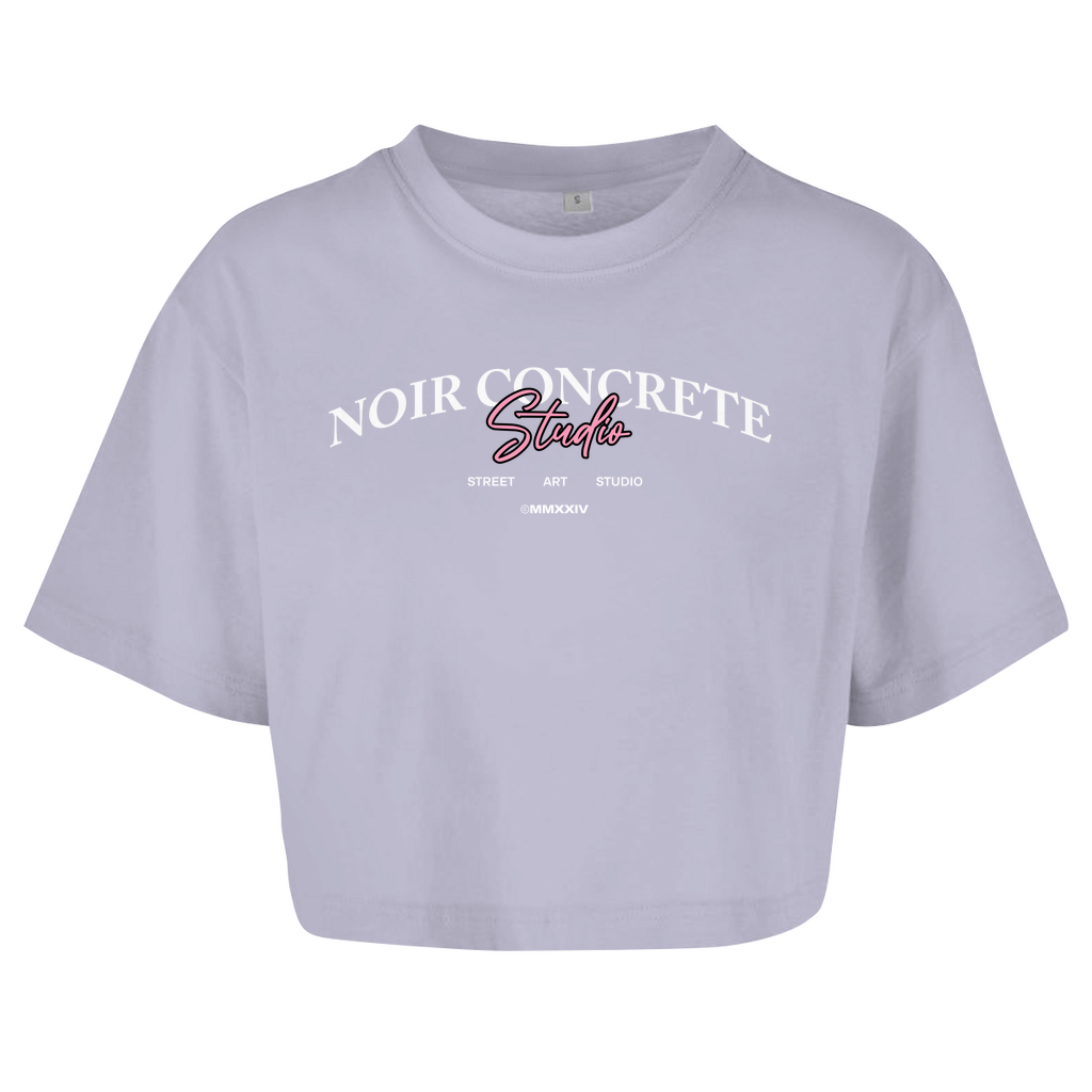 Noir Concrete Street Art Studio - Damen Oversize Crop Top