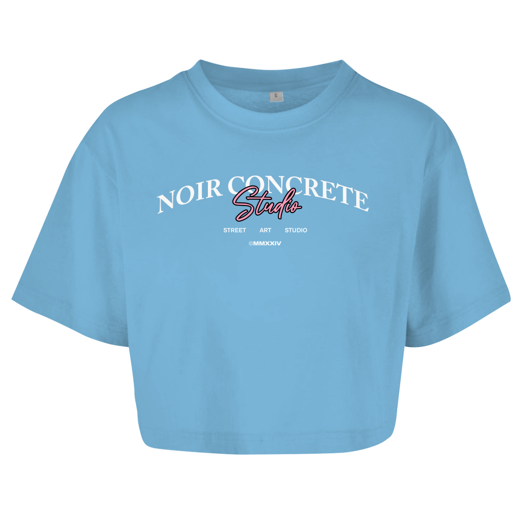 Noir Concrete Street Art Studio - Damen Oversize Crop Top
