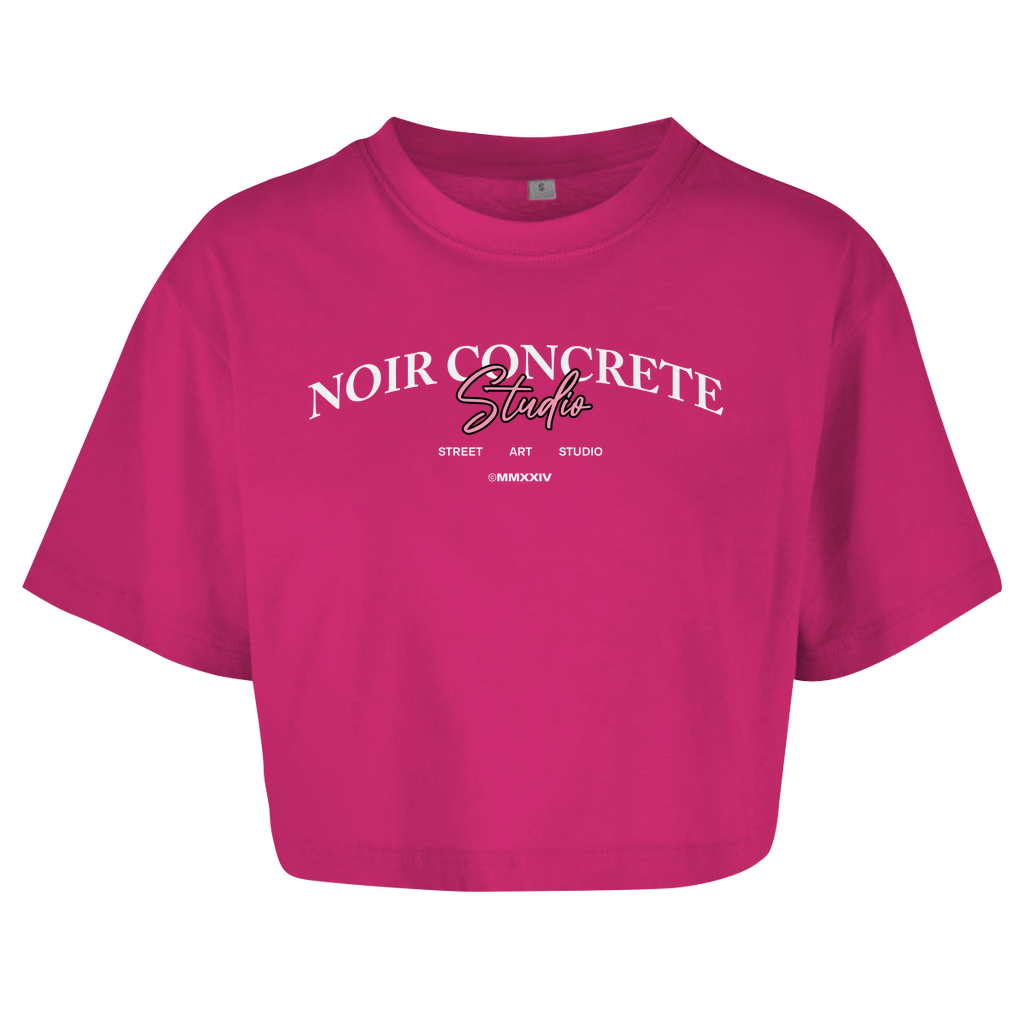Noir Concrete Street Art Studio - Damen Oversize Crop Top