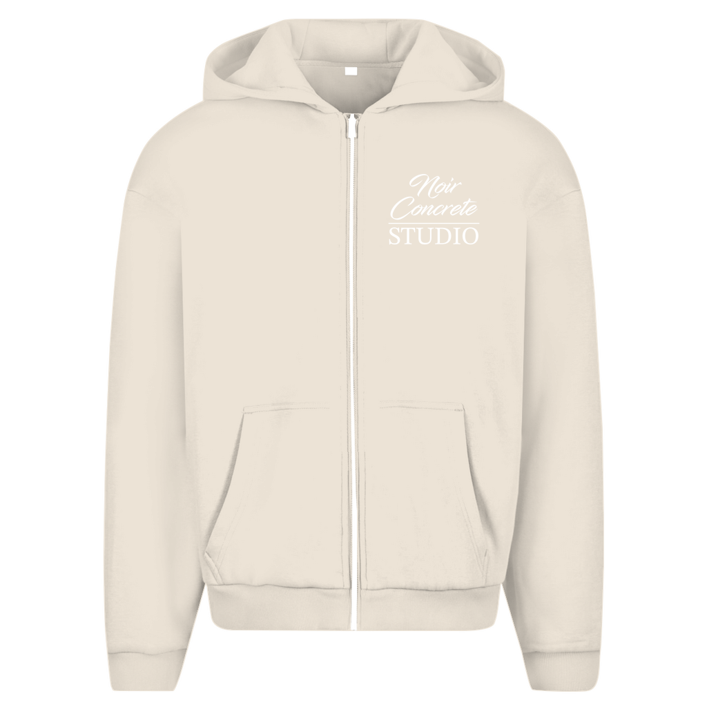 MAKE ART NOT WAR - Oversize Zipper Hoodie