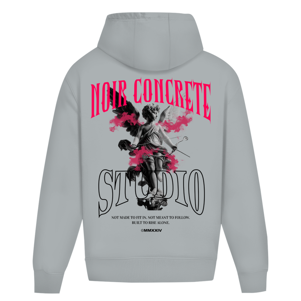 Noir Concrete Angel - Heavy Oversize Hoodie