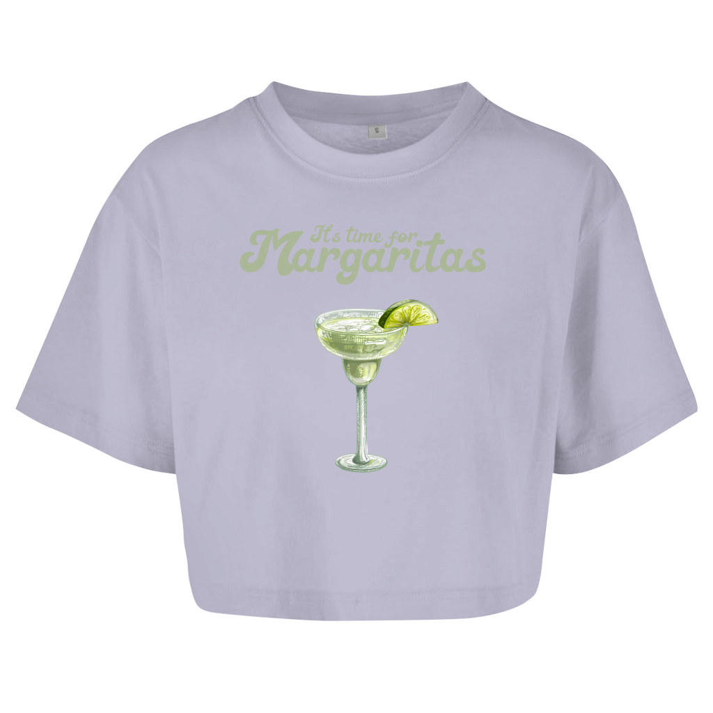 It's time for Margaritas - Damen Oversize Crop Top
