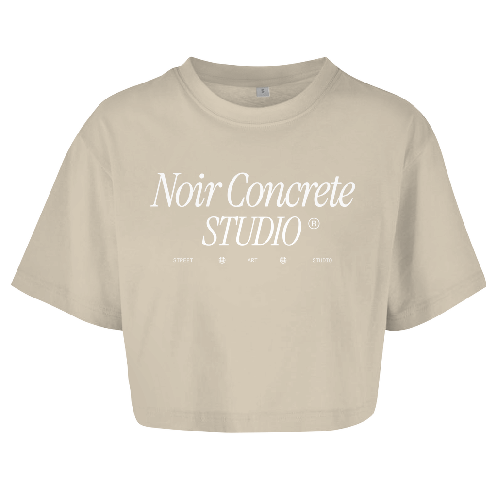 Noir Street Art Studio - Damen Oversize Crop Top