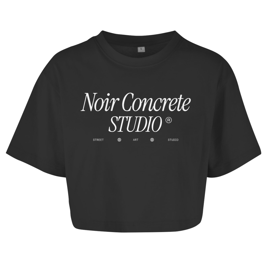 Noir Street Art Studio - Damen Oversize Crop Top