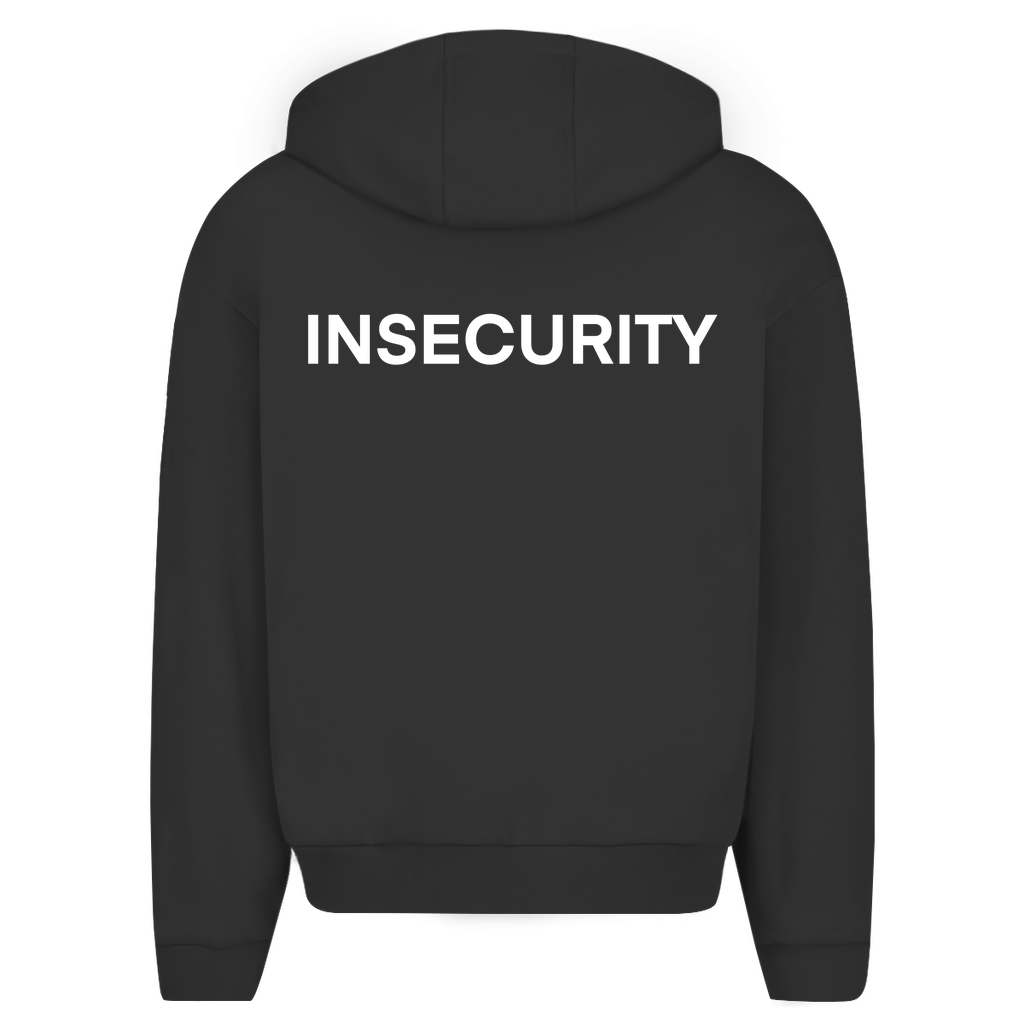 INSECURITY - Oversize Zipper Hoodie