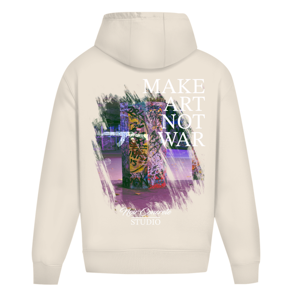MAKE ART NOT WAR - Oversize Hoodie