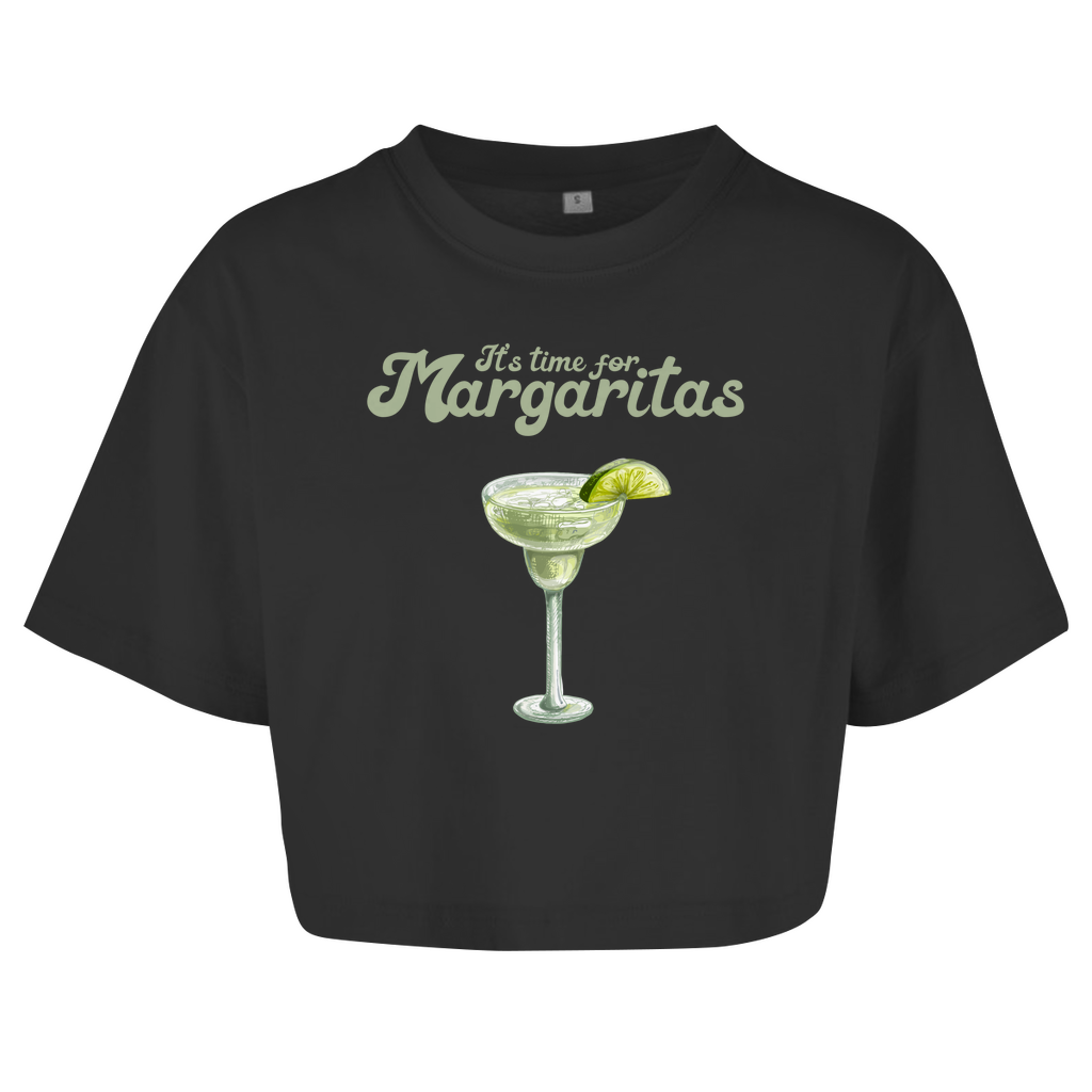 It's time for Margaritas - Damen Oversize Crop Top