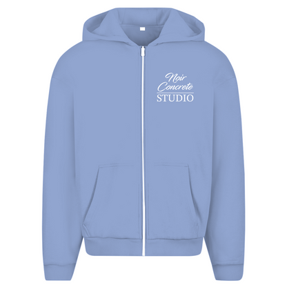 CHASE DREAMS NOT PEOPLE -  Oversize Zipper Hoodie