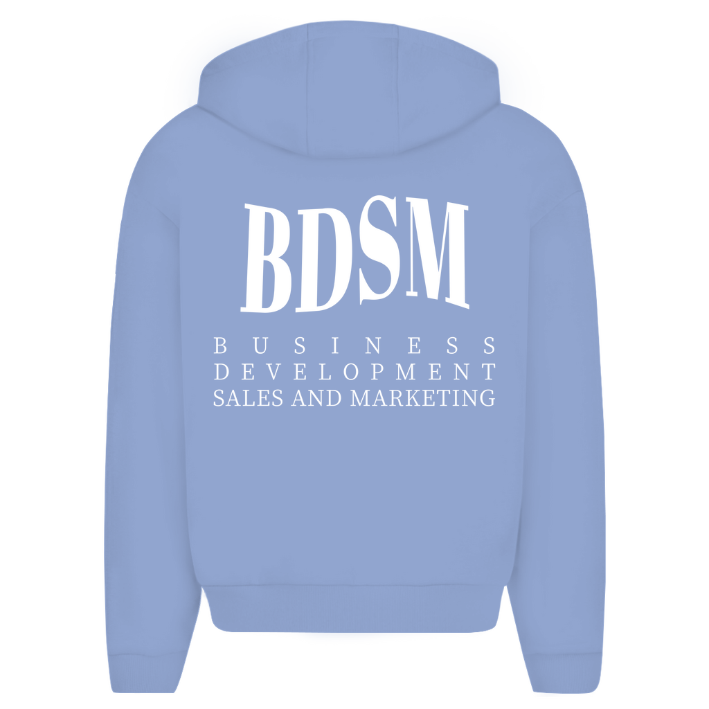 BUSINESS and DEVELOPMENT -  Oversize Zipper Hoodie