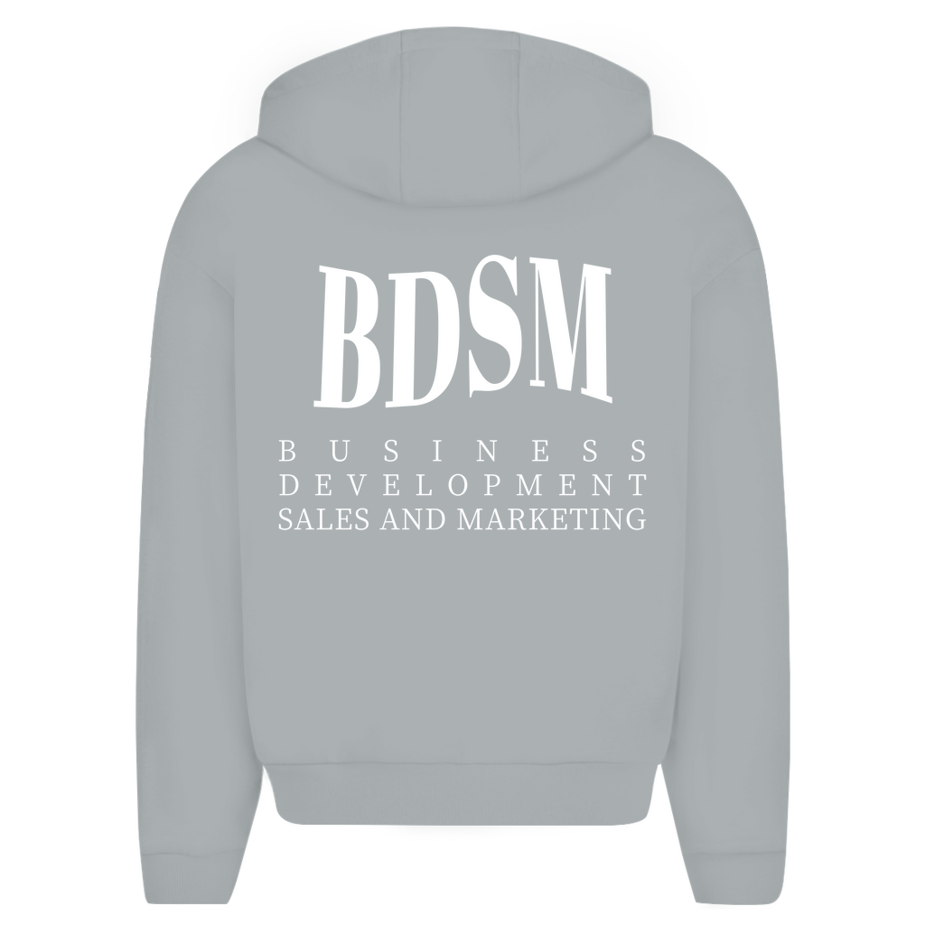 BUSINESS and DEVELOPMENT -  Oversize Zipper Hoodie