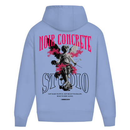 Noir Concrete Angel - Heavy Oversize Hoodie