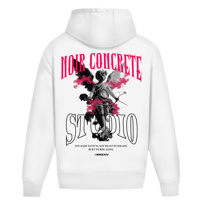 Noir Concrete Angel - Heavy Oversize Hoodie
