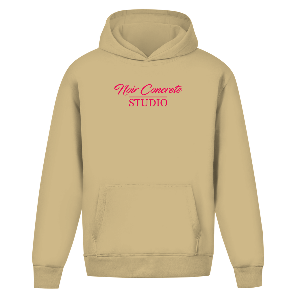 Noir Concrete Angel - Heavy Oversize Hoodie