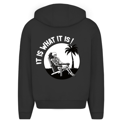 IT IS WHAT IT IS - Oversize Zipper Hoodie