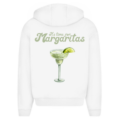 It's Time for Margaritas - Oversize Zipper Hoodie