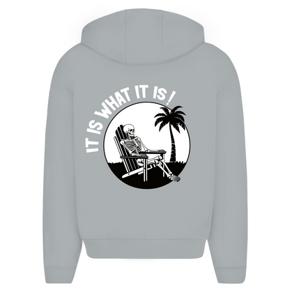 IT IS WHAT IT IS - Oversize Zipper Hoodie