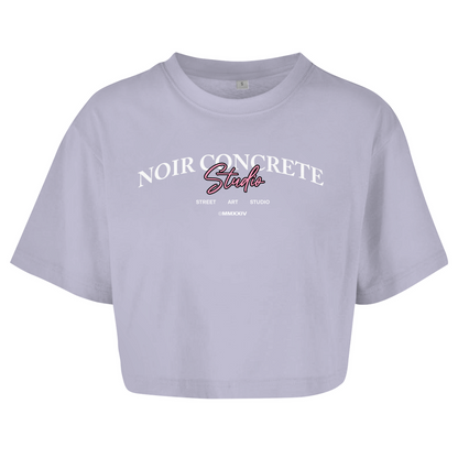 Noir Concrete Street Art Studio - Damen Oversize Crop Top