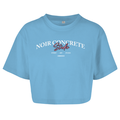 Noir Concrete Street Art Studio - Damen Oversize Crop Top