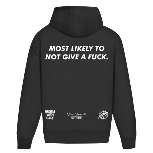 MOST LIKELY TO NOT GIVE A FUCK - Heavy Oversize Hoodie