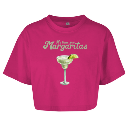 It's time for Margaritas - Damen Oversize Crop Top