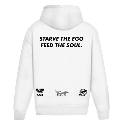 STARVE THE EGO FEED THE SOUL - Heavy Oversize Hoodie