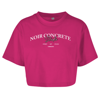 Noir Concrete Street Art Studio - Damen Oversize Crop Top