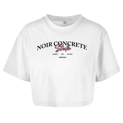 Noir Concrete Street Art Studio - Damen Oversize Crop Top