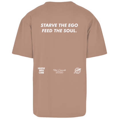 STARVE THE EGO FEED THE SOUL - Heavy Oversize Shirt