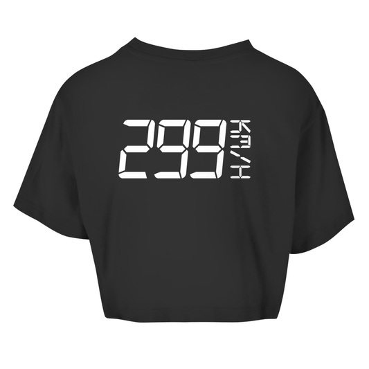 299 Km/h Motogirl - Damen Oversize Crop Top