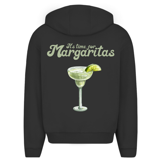 It's Time for Margaritas - Oversize Zipper Hoodie
