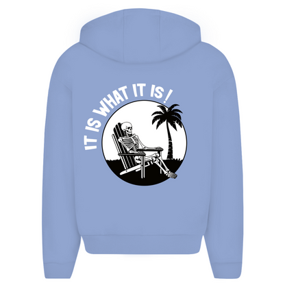 IT IS WHAT IT IS - Oversize Zipper Hoodie
