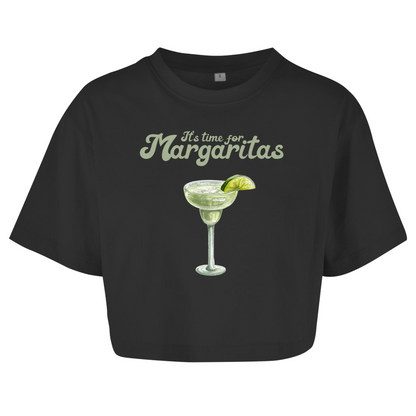 It's time for Margaritas - Damen Oversize Crop Top